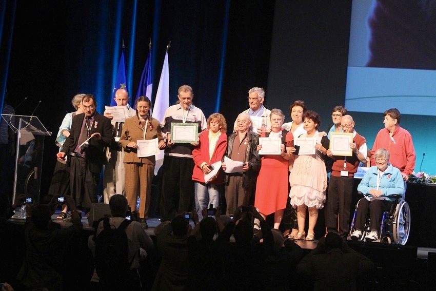 Médaille du T. au congrès UNAPEI besançon 2011
