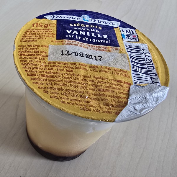 photo des ingrédients