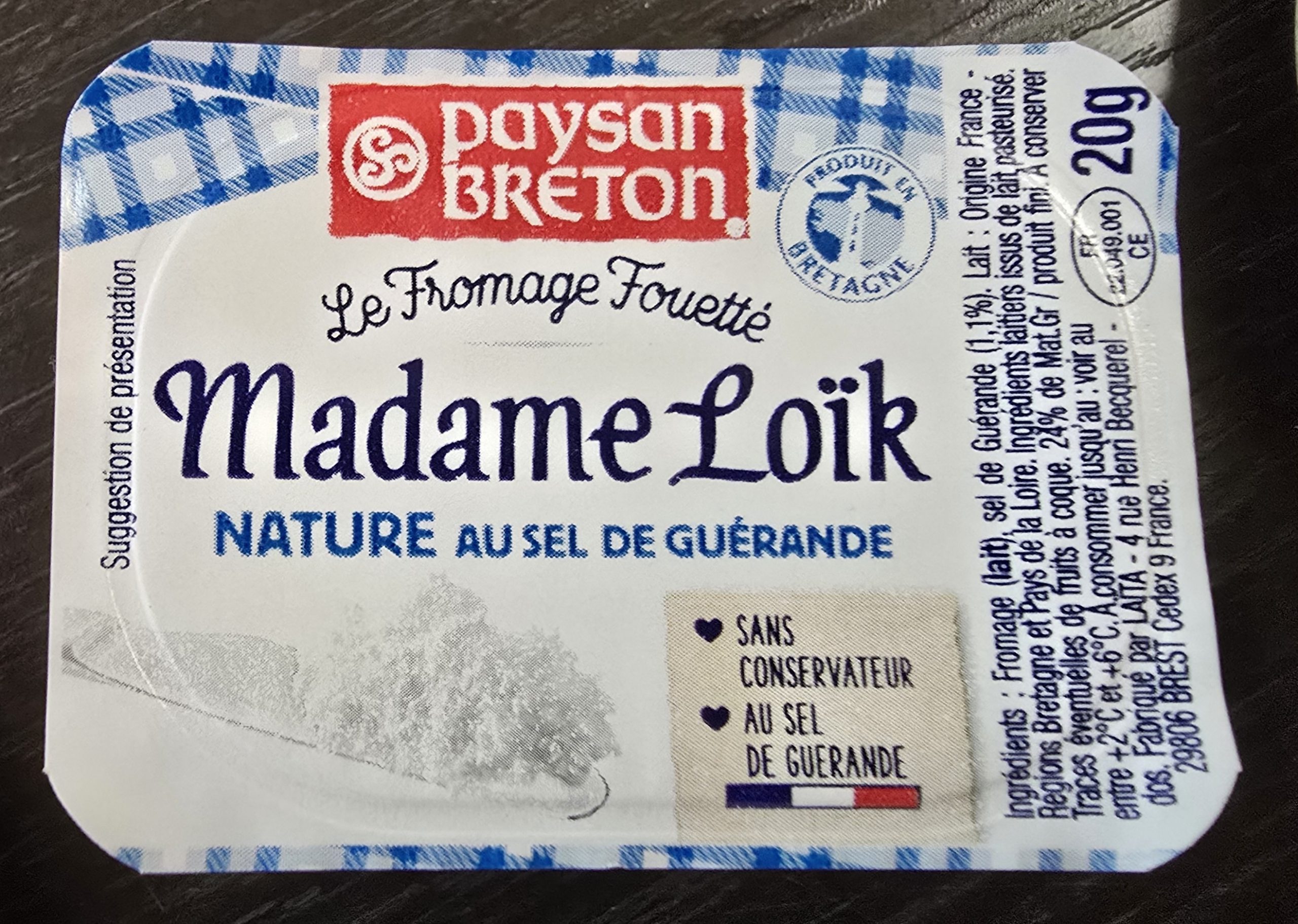 photo des ingrédients